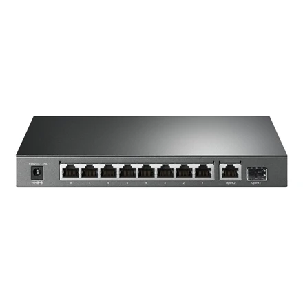Šakotuvas TP-LINK | Switch | TL-SG1210P | Unmanaged | Desktop | Gigabit Ethernet (copper) jungtys quantity 1 | SFP jungtys quantity 1 | PoE+ jungtys quantity 8