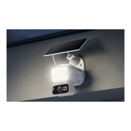 TP-LINK | Tapo C615F KIT | Saulės energija varomas prožektorius su horizontalia/pakreipiama apsaugos kamera | 3 MP | F/1.6 | H.264 | „MicroSD“ kortelė iki 512 GB