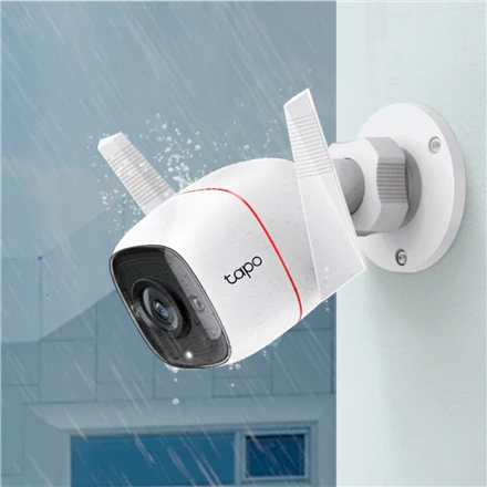 TP-LINK | Lauko apsaugos Wi-Fi kamera | TC65 | Kulka | 3 MP | 3,89 mm/F2,2 | H.264 | Micro SD, maks. 128 GB