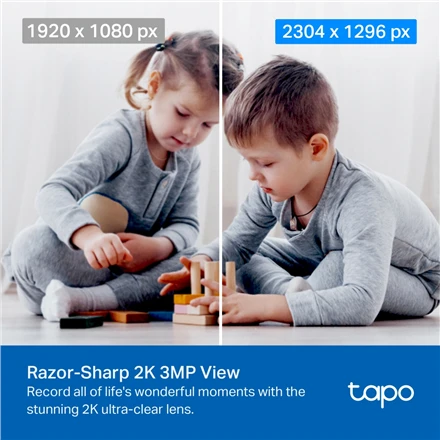 TP-LINK | Pakreipiama/sukama namų apsaugos Wi-Fi kamera | TC71 | PTZ | 3 MP | 4 mm/F2.4 | Micro SD, maks. 512 GB