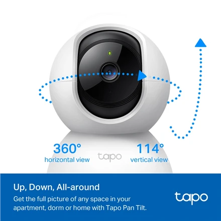 TP-LINK | Pakreipiama/sukama namų apsaugos Wi-Fi kamera | TC71 | PTZ | 3 MP | 4 mm/F2.4 | Micro SD, maks. 512 GB