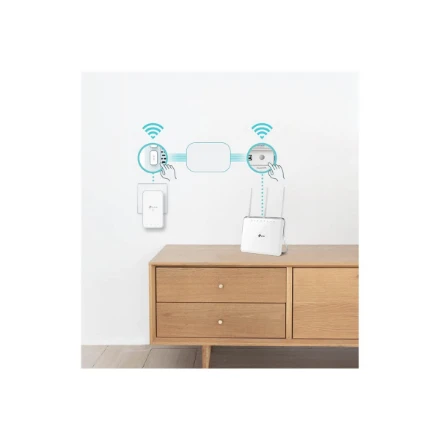 TP-LINK | Gigabito elektros tinklo rinkinys | TL-WPA7517 | 10/100/1000 Mbit/s | Ethernet LAN (RJ-45) jungtys 1+1 | 802.11ac | 2GHz/5GHz | „Wi-Fi“ duomenų perdavimo sparta (maks.) 300+433 Mbit/s