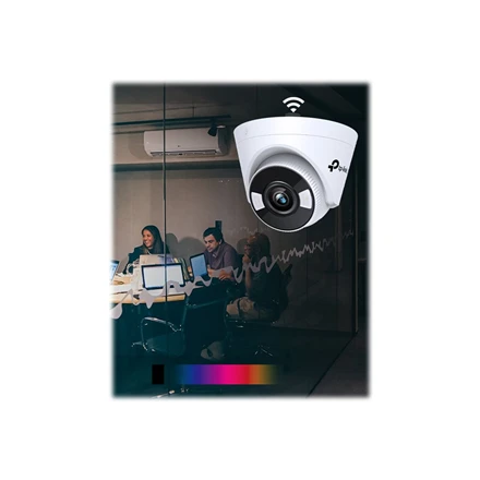 TP-LINK | VIGI 4MP spalvota „Wi-Fi“ bokštelio formos tinklo kamera | VIGI C440-W | Kupolinė | 4 MP | 4 mm | H.265+/H.265/H.264+/H.264 | „MicroSD“