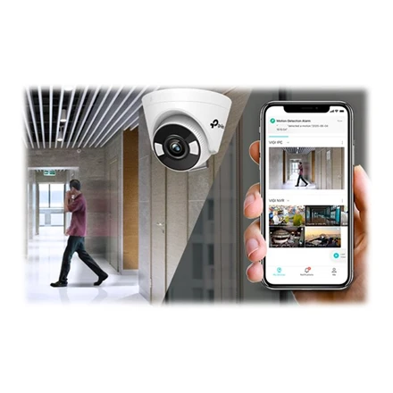 TP-LINK | VIGI 4MP spalvota „Wi-Fi“ bokštelio formos tinklo kamera | VIGI C440-W | Kupolinė | 4 MP | 4 mm | H.265+/H.265/H.264+/H.264 | „MicroSD“