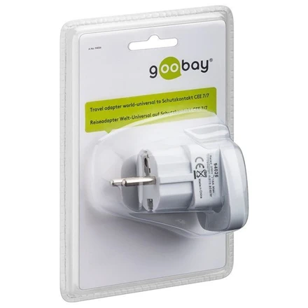 Goobay 94026 kelioninis adapteris pakuotėje