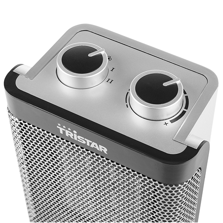 Tristar elektrinis šildytuvas KA-5064 keraminis, galios lygių skaičius 3, 1500 W, juodas/nerūdijantis plienas
