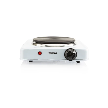 Tristar | Laisvai pastatoma stalo kaitlentė | KP-6185 | Degiklių / virimo zonų skaičius: 1 | Rotacinis | Elektrinis | Juodas, Baltas