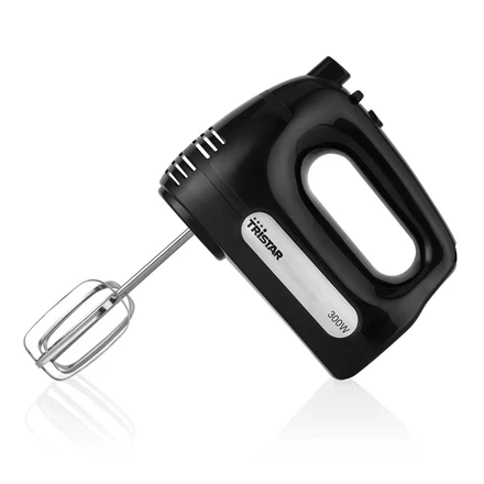 Plakiklis Tristar | Hand Mixer | MX-4201 | Hand Mixer | 300 W | Greičių skaičius 6 | Turbo mode | Juodas
