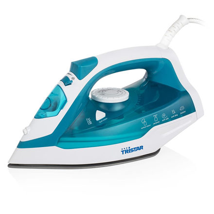 Tristar ST-8320 | Garų lygintuvas | 2600 W | Vanduo tank capacity 370 ml | Continuous steam 25 g/min | Steam boost performance 50 g/min | Žalias