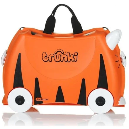 Trunki kelioninis lagaminas su ratukais vaikams | Tigriukas Tipu