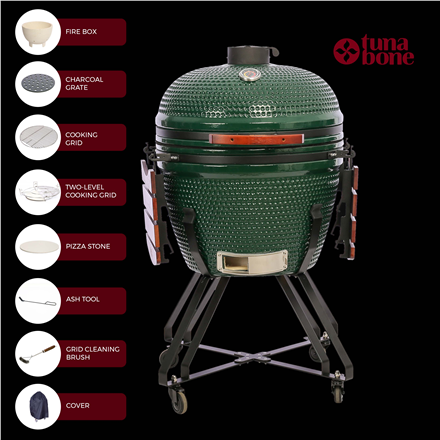 TunaBone Kamado classic kepsninė 26", XL dydis, žalia