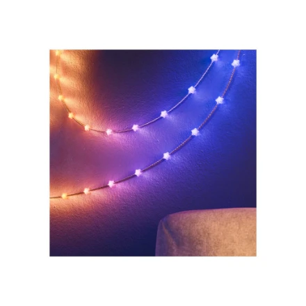 „Twinkly Candies 200“ žvaigždės formos RGB šviesos diodai, „Žalias“ laidas, USB-C|Twinkly