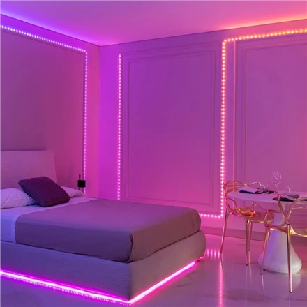 „Twinkly Dots“ išmaniosios LED lemputės, 60 RGB (daugiaspalvės), maitinamos USB, 3 m, skaidrios RGB – 16 mln.+ spalvų