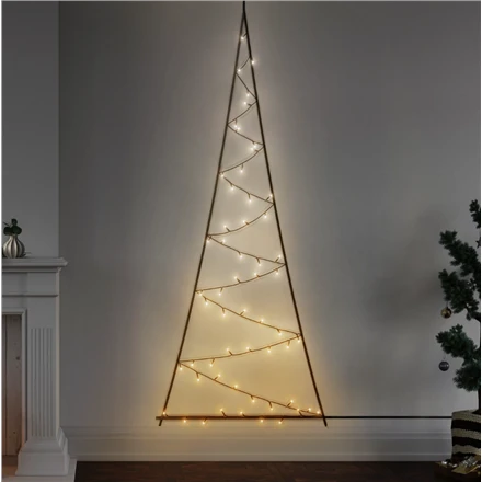 Twinkly|Light Tree 2D Smart LED 70, 2m|RGBW – 16M+ spalvų + Šiltas baltas