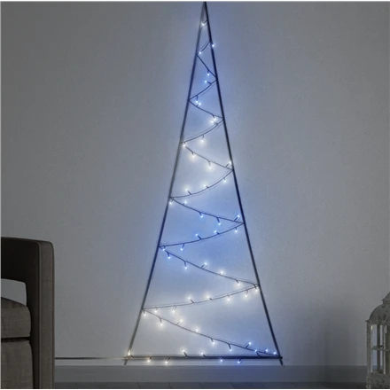 Twinkly|Light Tree 2D Smart LED 70, 2m|RGBW – 16M+ spalvų + Šiltas baltas