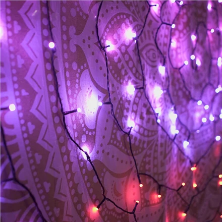 Kalėdinė išmanioji lempučių girlianda Twinkly Strings 250 LED RGB, daugiaspalvės