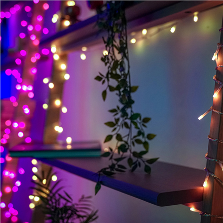 Kalėdinė išmanioji lempučių girlianda Twinkly Strings 400L 5mm RGBW