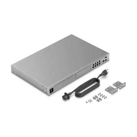 Šakotuvas Ubiquiti All-in-one Maršrutizatorius ir Security Gateway | UDM-SE | Nėra „Wi-Fi“ | 10/100/1000/2500 Mbit/s | Ethernet LAN (RJ-45) jungtys 8 | Tinklelio atramos Nr. | MU-MiMO Nr. | Nėra mobiliojo plačiajuosčio ryšio