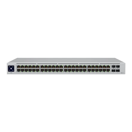 Šakotuvas Ubiquiti | USW-48 | Komutatorius - 48 jungtys | Stalinis | Valdomas | Maitinimo šaltinis: AC 120/230 V (50/60 Hz)