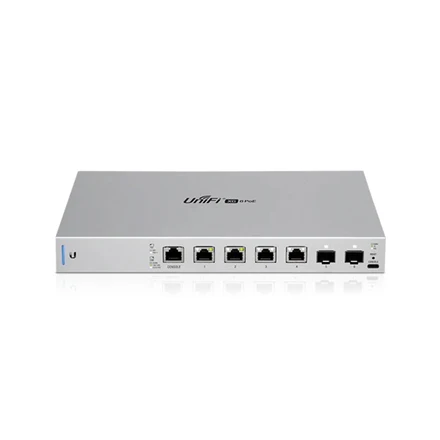 Šakotuvas UBIQUITI US-XG-6POE Ubiquiti US-XG-6POE 10GbE 6 prievadų (4x RJ45, 2xSFP+) komutatorius su 802.3bt PoE++