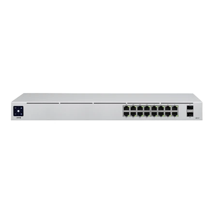 Šakotuvas UBIQUITI USW-16-POE EU jungiklis 16 prievadų 42W POE 2xSFP