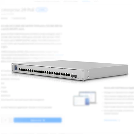 Ubiquiti | Switch Enterprise 24 PoE | USW-Enterprise-24-PoE | Tvarkoma L3 | Montuojamas ant stovo | Gigabit Ethernet (vario) jungtys kiekis 12x10/100/1000 Mbps + 12x100/1000/2500 Mbps | SFP jungtys kiekis 0 | SFP+ jungtys kiekis 2 | PoE+ jungtys kiekis 24 | Maitinimo tipas AC/DC, Vidinis, 550W