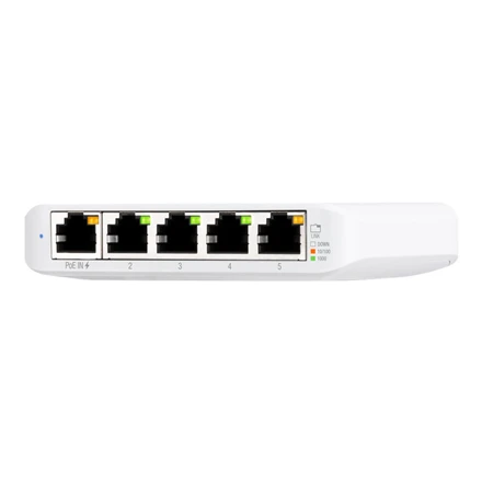 Šakotuvas Ubiquiti USW-Flex vidaus/lauko 5Port Poe Gigabit jungiklis | Ubiquiti