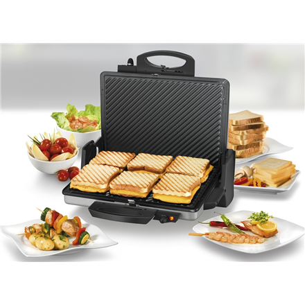 Unold Grilis 8555 Nerūdijantis plienas /juodas, 2100 W, 33 x 24 cm