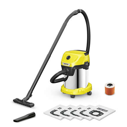 Sauso-drėgno valymo siurblys Karcher WD 3 S V-17/4/20 + 4 FB
