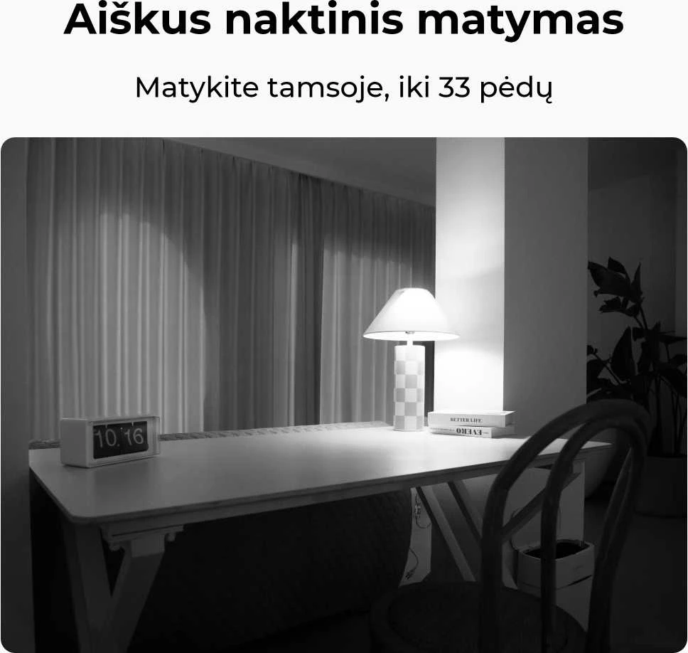 Vidinė apsaugos kamera Reolink E Series E340, baltos spalvos