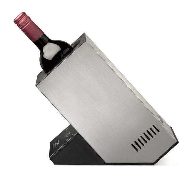 Vieno butelio vyno šaldytuvas Caso WineCase One, Pilkos spalvos