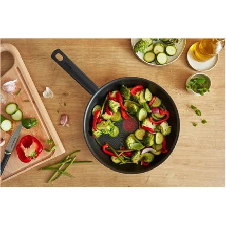 TEFAL keptuvė | G2710653 Taigi perdirbta | Kepimas | Skersmuo 28 cm | Tinka indukcinei kaitlentei | Fiksuota rankena | Juodas