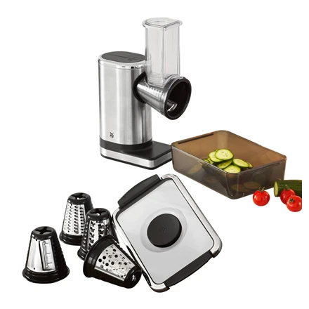 WMF KITCHENminis Salad chopper Salat-to-go Juodas/ stainless steel, 150 W, Greičių skaičius 2,
