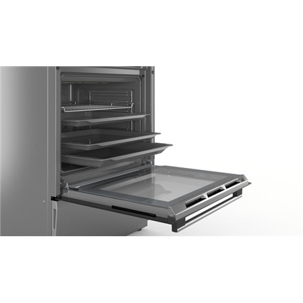 Bosch HLS79W351U Serija 6, Laisvai statoma indukcinė viryklė, Nerūdijančio plieno