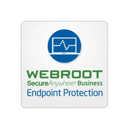 Webroot Endpoint Protection piktograma su kompiuterio simboliu
