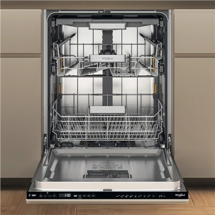Whirlpool Indaplovė | W7I HP42 L | Built-in | Plotis 59.8 cm | Number of place settings 15 | Number of programs 10 | Energy efficiency class C | Ekranas | Juodas