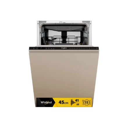 Whirlpool Indaplovė | WH6IC11BS7LA0 | Built-in | Plotis 44.8 cm | Number of place settings 11 | Number of programs 9 | Energy efficiency class C | Ekranas | Juodas