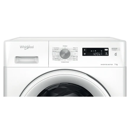 Whirlpool | Skalbimo mašina | FFS 7469 W EE | Energy efficiency class A | Front loading | Skalbimo talpa 7kg | 1400 RPM | Gylis 57.5 cm | Plotis 59.5 cm | Ekranas | LED | Baltas