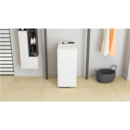 Whirlpool Skalbimo mašina | TDLRB 6251BS EU | Energy efficiency class B | Top loading | Skalbimo talpa 6kg | 1200 RPM | Gylis 60 cm | Plotis 40 cm | LED | Baltas