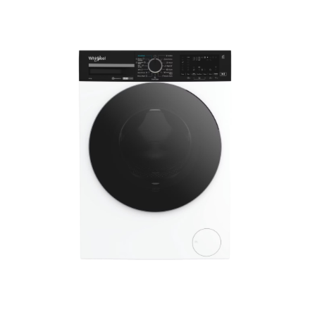 Whirlpool | Skalbimo mašina | WPM 07W ADS EE | Front loading | Energy efficiency class A | Skalbimo talpa 10 kg | 1400 RPM | Gylis 58 cm | Plotis 60 cm | Ekranas | Digital | Steam function | Baltas