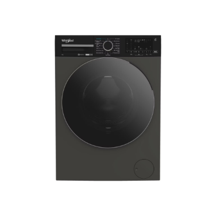 Whirlpool | Skalbimo mašina | WPM 87G ADS EE | Energy efficiency class A | Front loading | Skalbimo talpa 8kg | 1400 RPM | Gylis 55 cm | Plotis 60 cm | Ekranas | Digital | Manhattan Pilkas