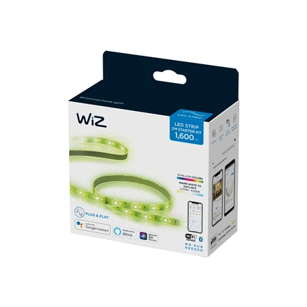 LED juosta WiZ -Wi-Fi LEDStrip 2M 1600lm StarterKit