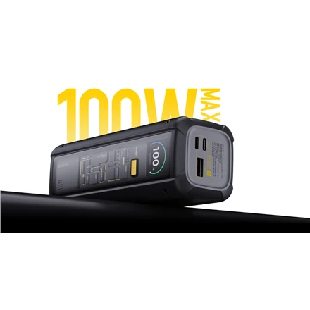 Xiaomi Power Bank | HyperCharge | 25000 mAh | Juodas