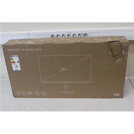 Monitorius Xiaomi 4K A27Ui/27-inch /IPS hard screen/4K UHD(3840 x 2160)/HDR10/Versatile USB-C port/Professional colour accuracy