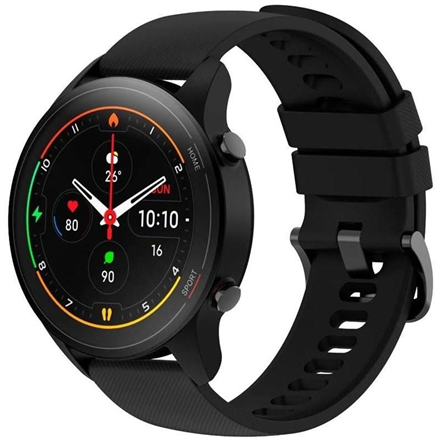 Išmanusis laikrodis Xiaomi Mi Watch, Juodas | Varle.lt