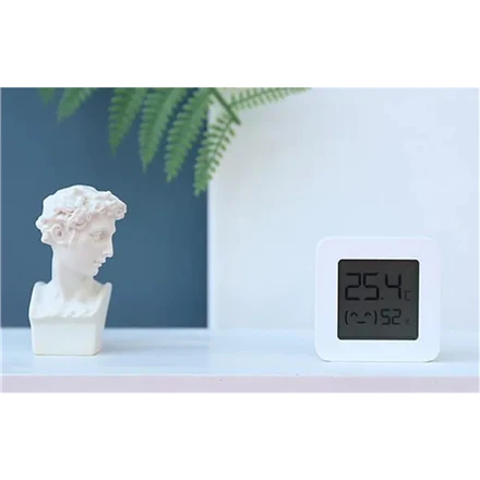 Jutiklis Xiaomi Mi Temperature and Humidity Monitor 2, baltas