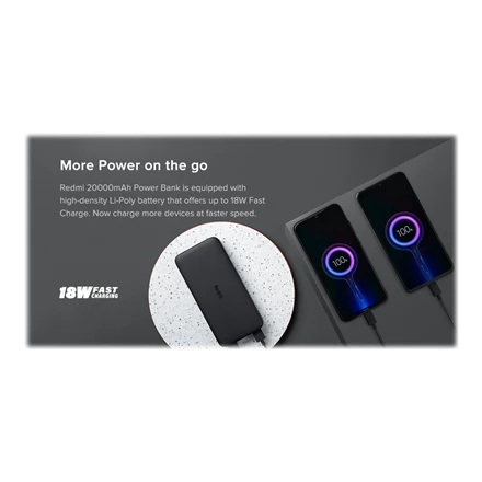 Redmi 18W Fast Charge Power Bank 20000 mAh