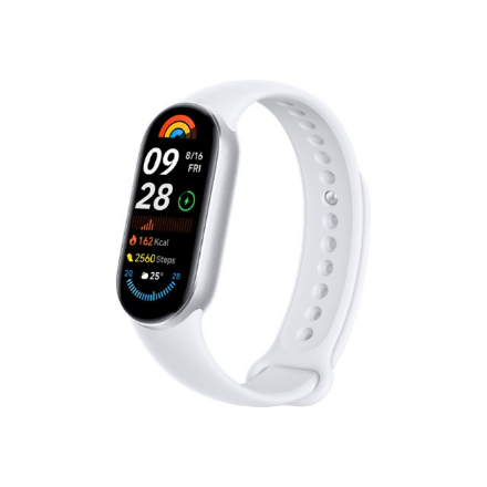 Išmanioji apyrankė Xiaomi Smart Band 9,  sidabrinės spalvos