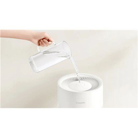 Išmanusis garinamasis drėkintuvas Xiaomi Humidifier EU Vandens bako talpa 4 L | Tinka kambariams iki 20 m² | Garavimo filtras | Drėkinimo pajėgumas 400 ml/val. | Baltos spalvos