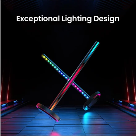 „Yeelight Beam RGBIC“ šviesos juostos dvigubas paketas | 12 W